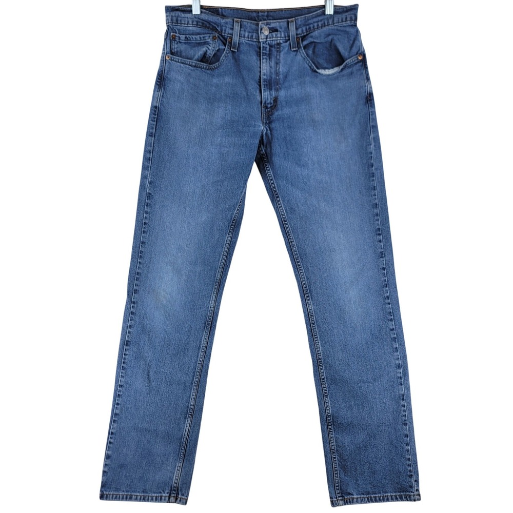 Levi's 559 Relaxed Straight Jeans Mens 34x33 Blue Denim Stretch